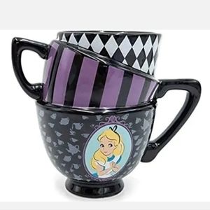 New Disney Alice In Wonderland 3D Teacup Stack Mug 20 oz Mug